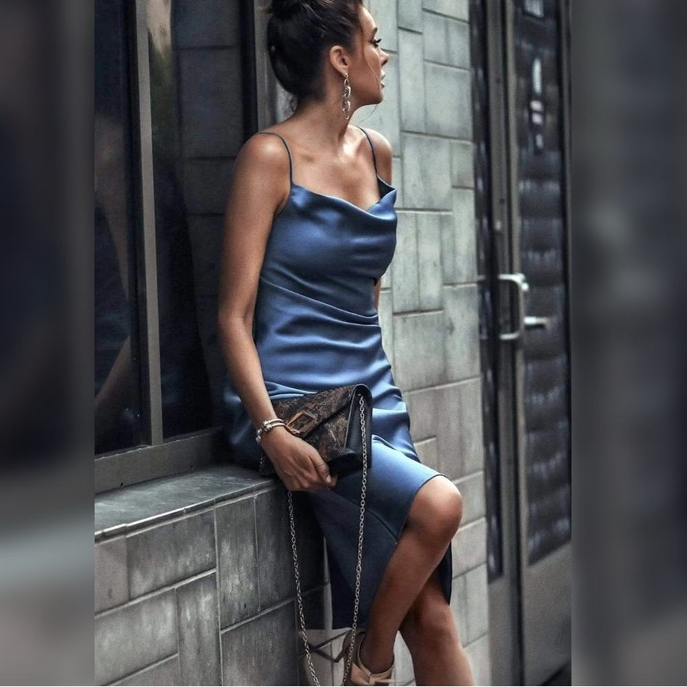 J.ING ‘Aurelie’ Midi Slip Dress
